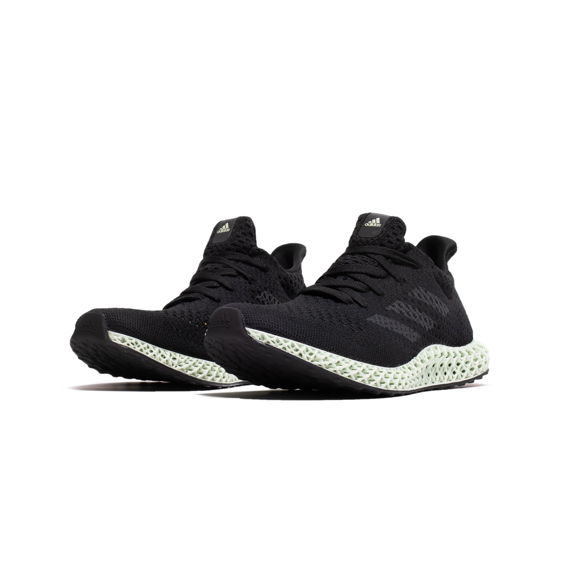 Mens 4d Futurecraft Core Black Adidas – Гарантія оригінальності – вид ззаду - ADIDAS