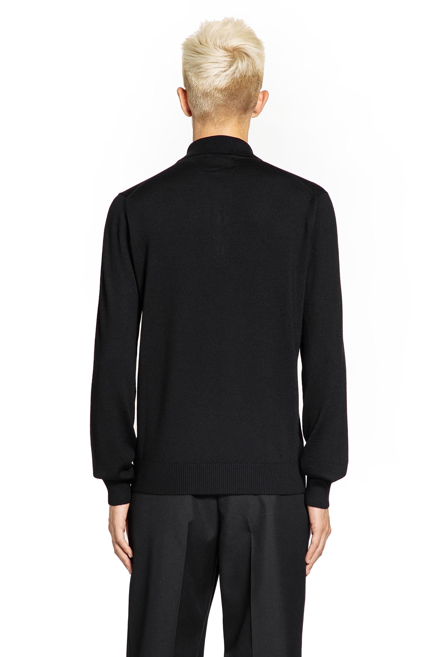 Stretch Wool Polo Shirt With Collar Fendi оригінал – Купити в Україні – детальний вид