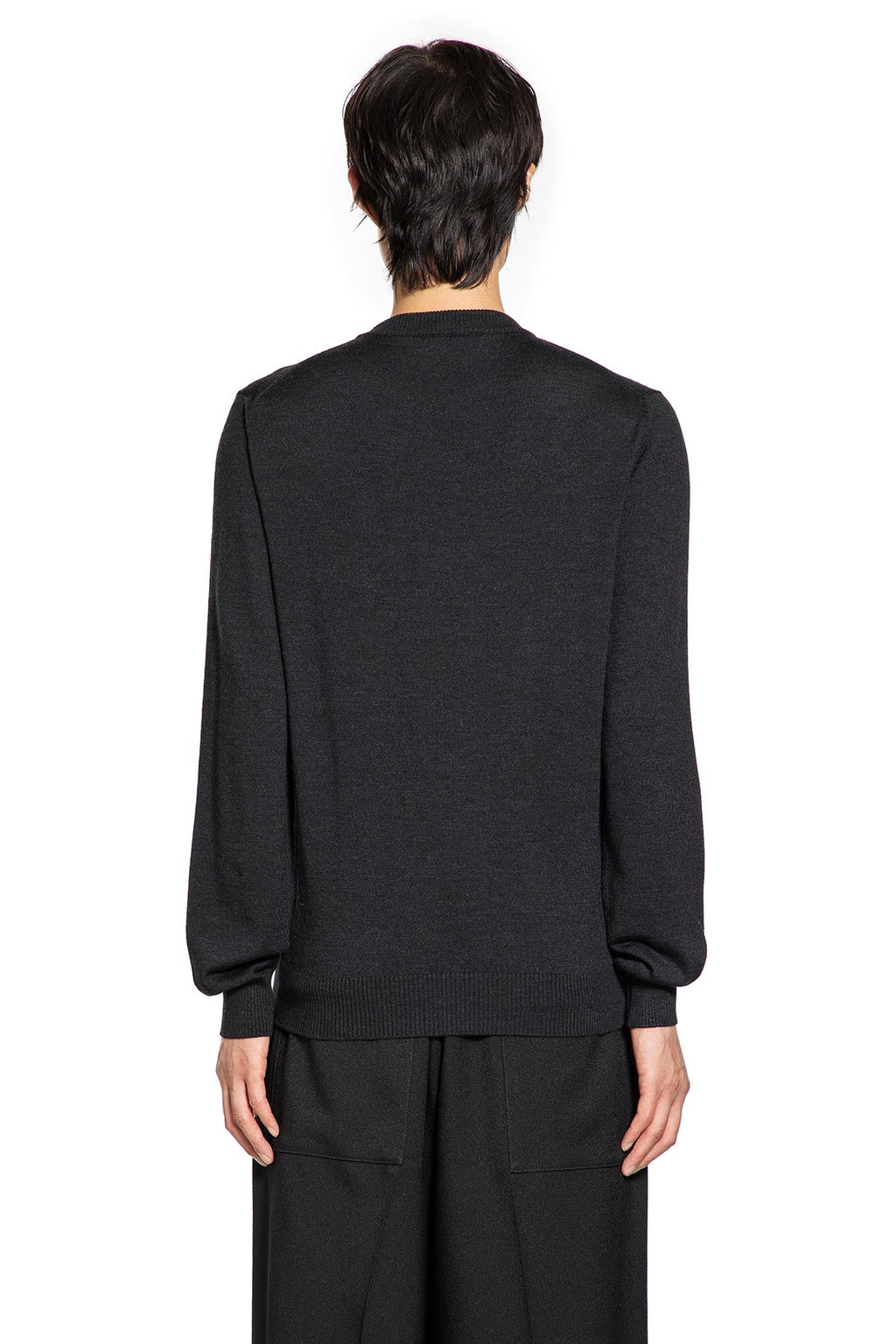 Оригінальна Crewneck Knitwear In Fleece Wool Fendi – збільшений вид