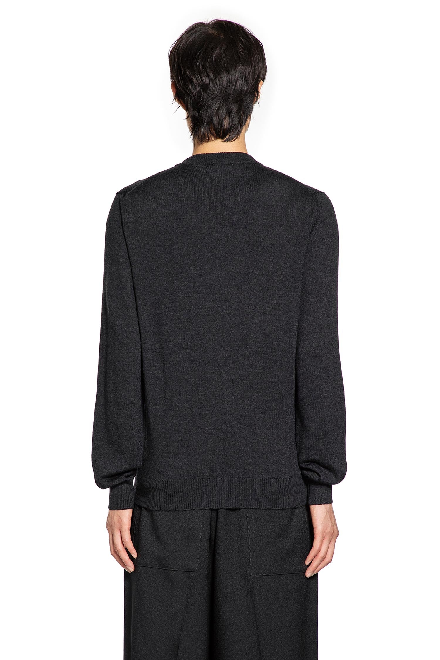 Оригінальна Crewneck Knitwear In Fleece Wool Fendi – збільшений вид