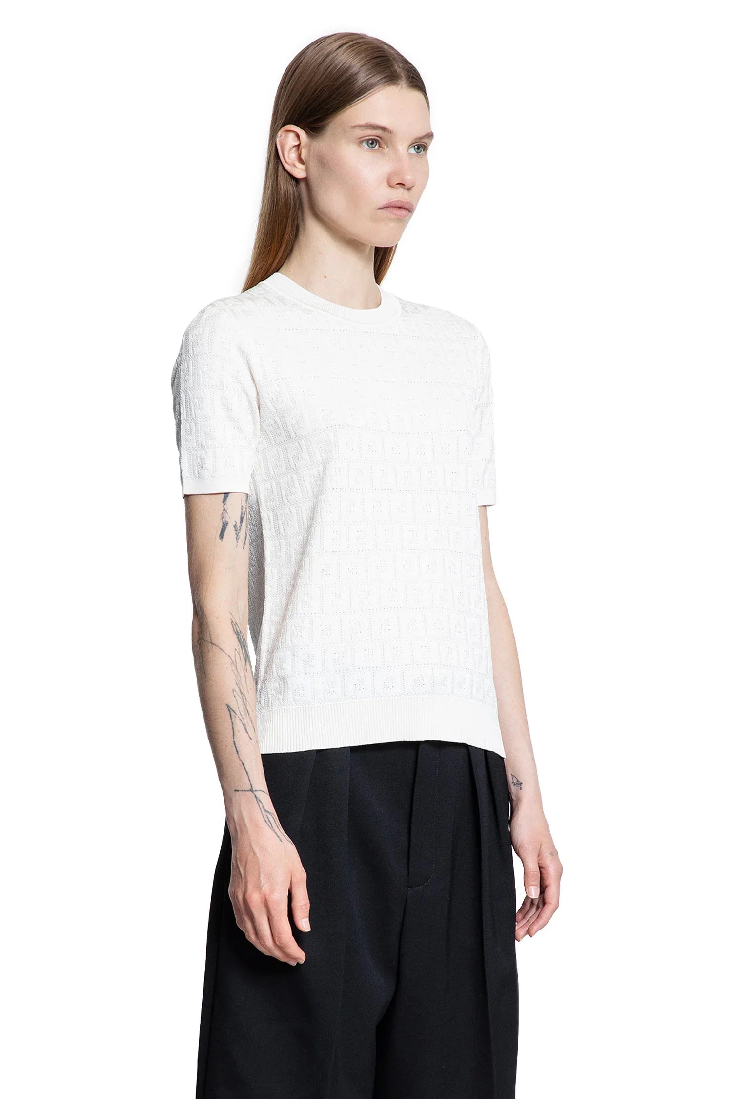 Ff Viscose Cotton Knit Top Fendi оригінал – Купити в Україні – детальний вид