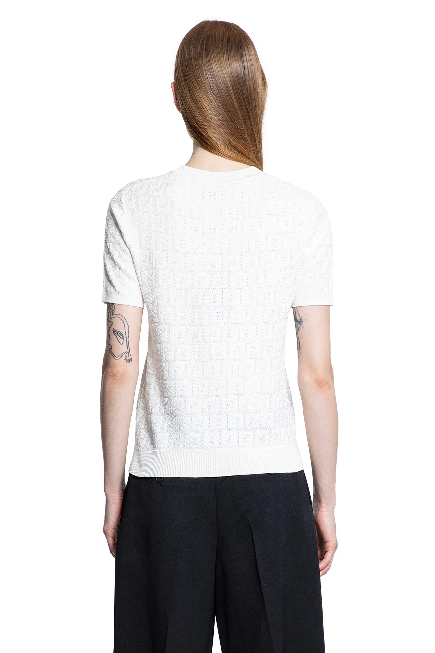 Ff Viscose Cotton Knit Top Fendi оригінал – Купити в Україні – збільшений вид