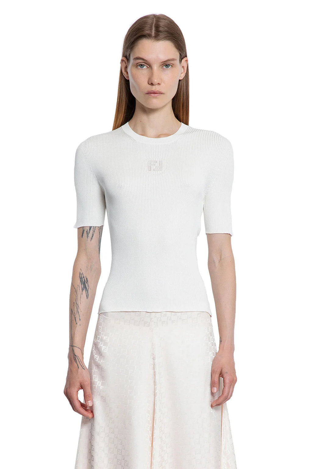 Оригінальна Stamp 1925 Short Sleeve Sweater Fendi – вид ззаду