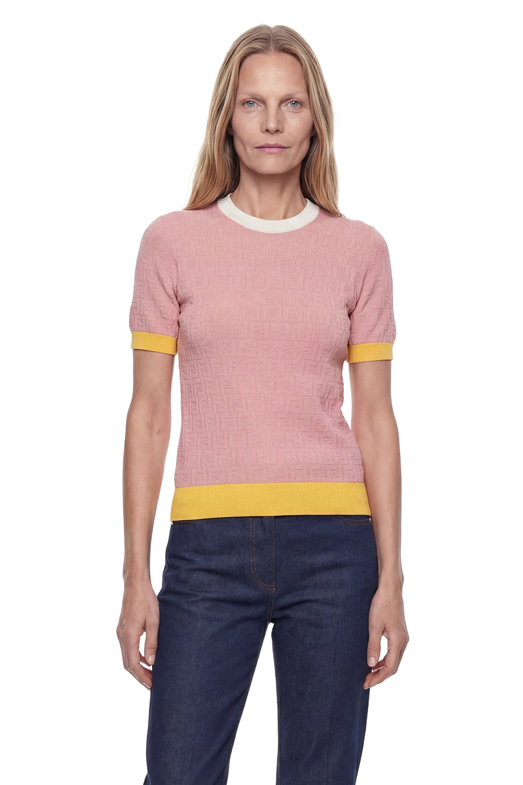 Short Sleeve Jumper Fendi – Гарантія оригінальності – боковий вид