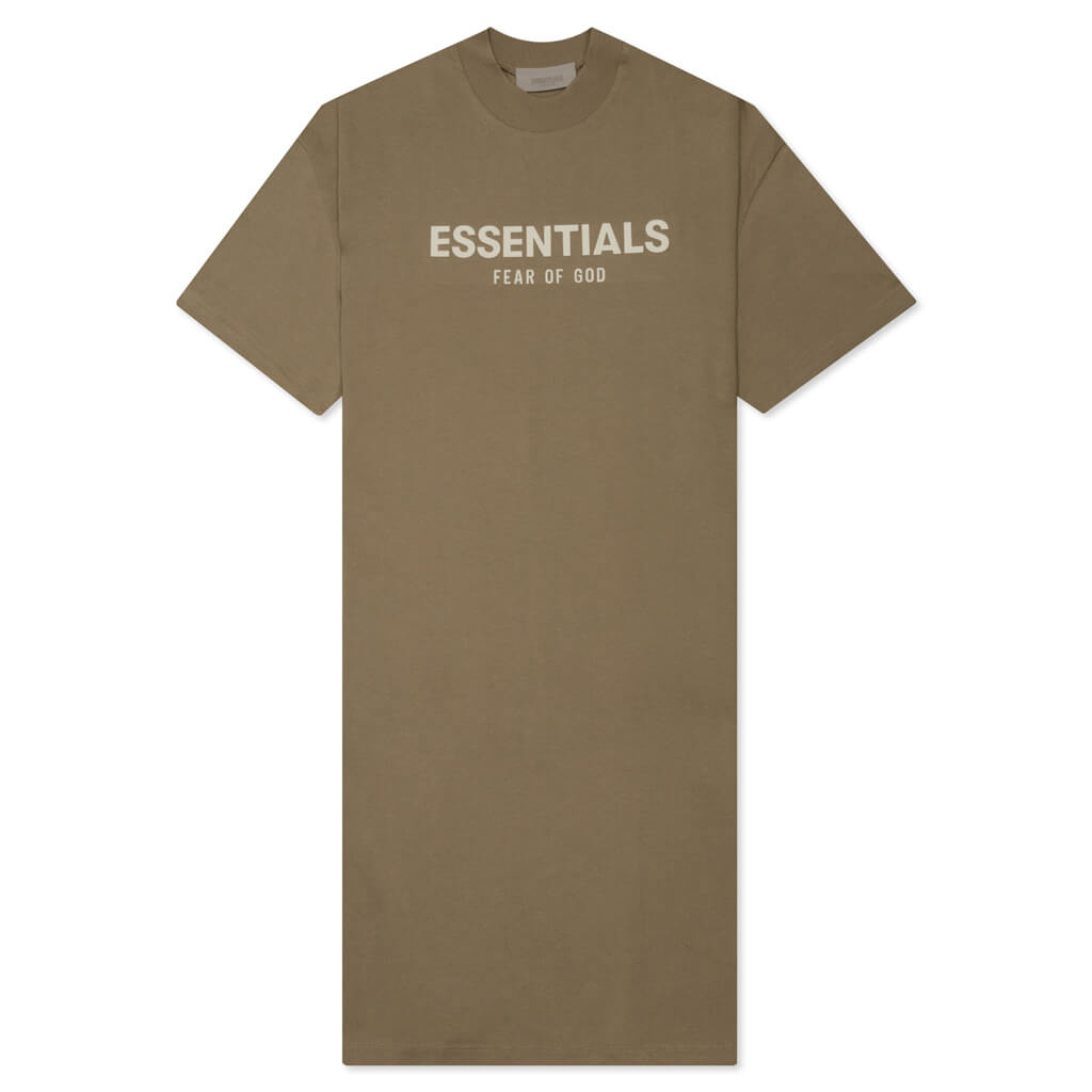 Оригінальна Essentials Womens T-Shirt Dress Fear of god – боковий вид