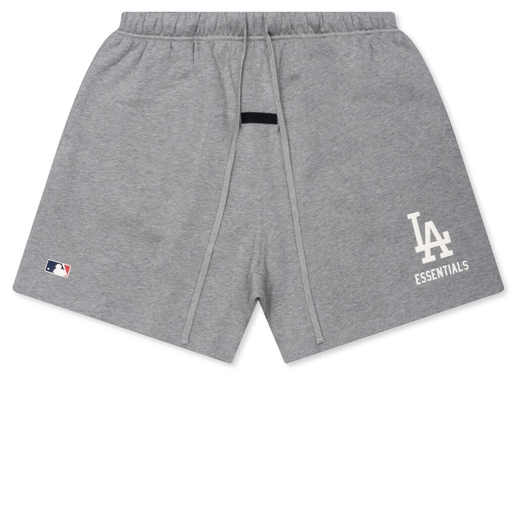 Оригінальна X Mlb Dodgers Classic Sweatshort Concrete Heather Fear of god – боковий вид