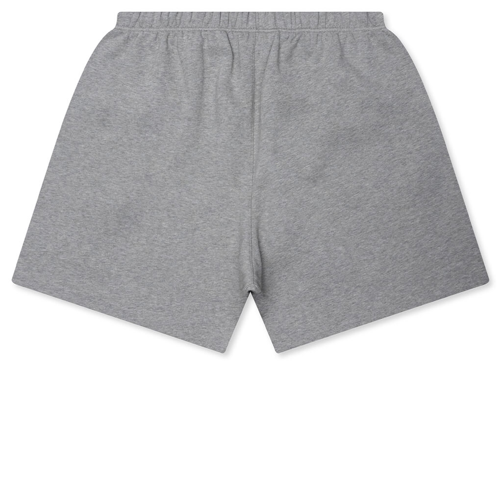 Оригінальна X Mlb Dodgers Classic Sweatshort Concrete Heather Fear of god – вид ззаду - FEAR OF GOD
