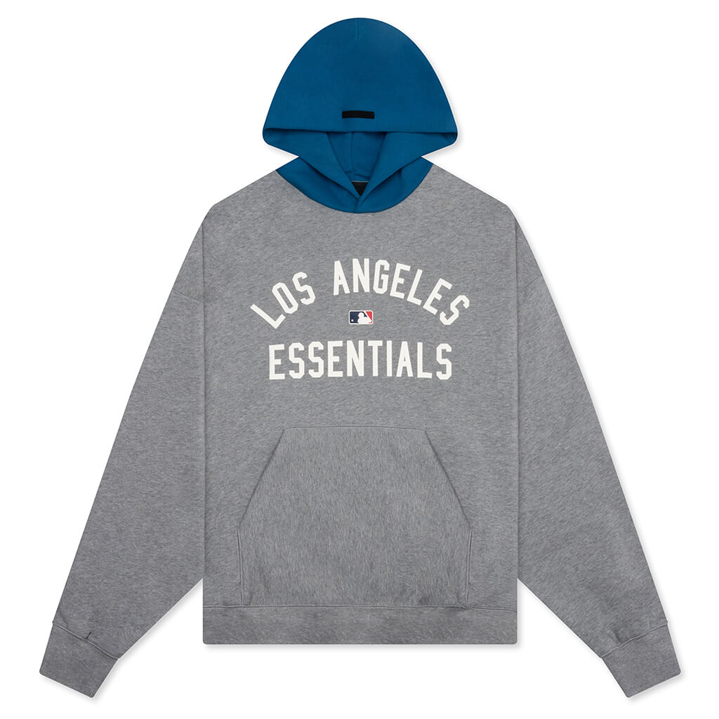 Оригінальна X Mlb Dodgers Sport Hoodie Concrete Heather Fear of god – боковий вид