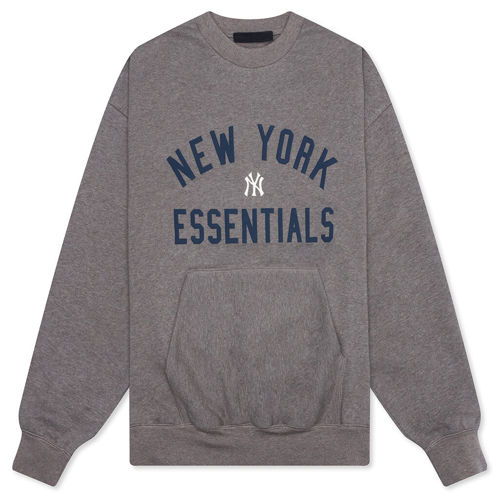 X Mlb Yankees Sport Crewneck Homestead Heather Fear of god оригінал – Купити в Україні – боковий вид