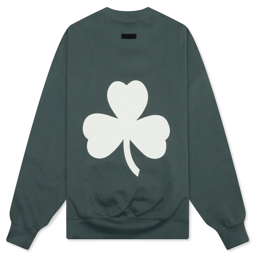 X Nba Celtics Sport Crewneck Balsam Green Fear of god оригінал – Купити в Україні – вид ззаду - FEAR OF GOD