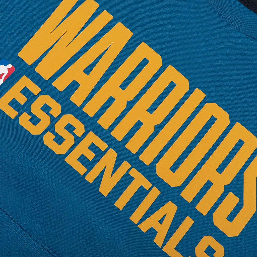 Оригінальна X Nba Warriors Sport Crewneck Blue Sapphire Fear of god – детальний вид - FEAR OF GOD