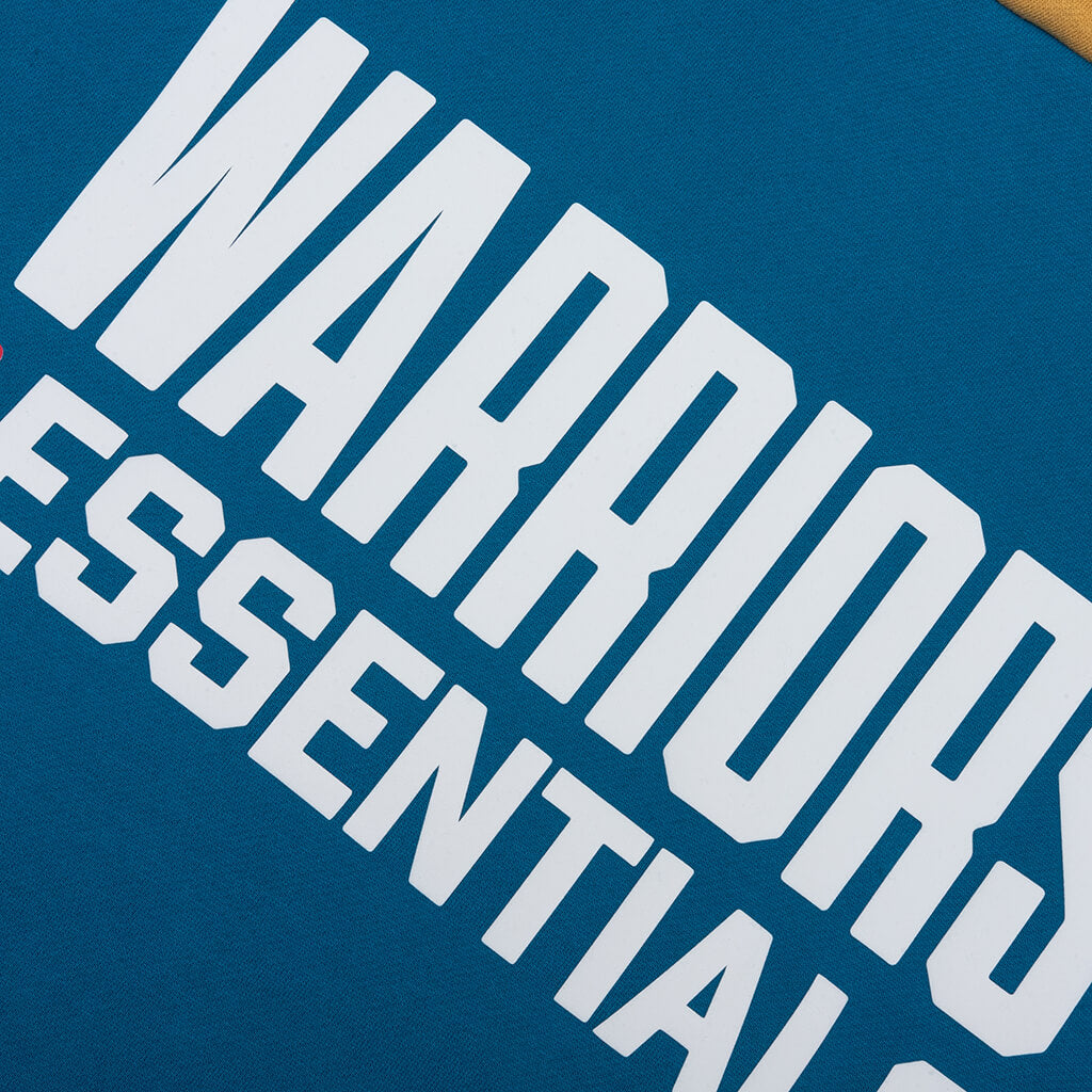 X Nba Warriors Sport Hoodie Blue Sapphire Fear of god – Гарантія оригінальності – детальний вид - FEAR OF GOD