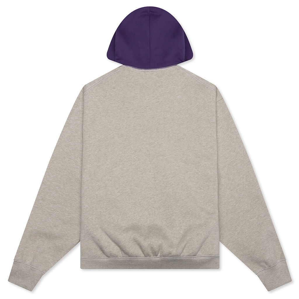 X Nba Womens Sparks Classic Hoodie Heather Stone Fear of god – Гарантія оригінальності – вид ззаду