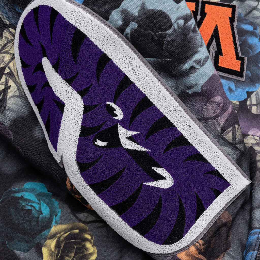 Оригінальна Floral Camo Shark Relaxed Fit Full Zip Hoodie A bathing ape – збільшений вид