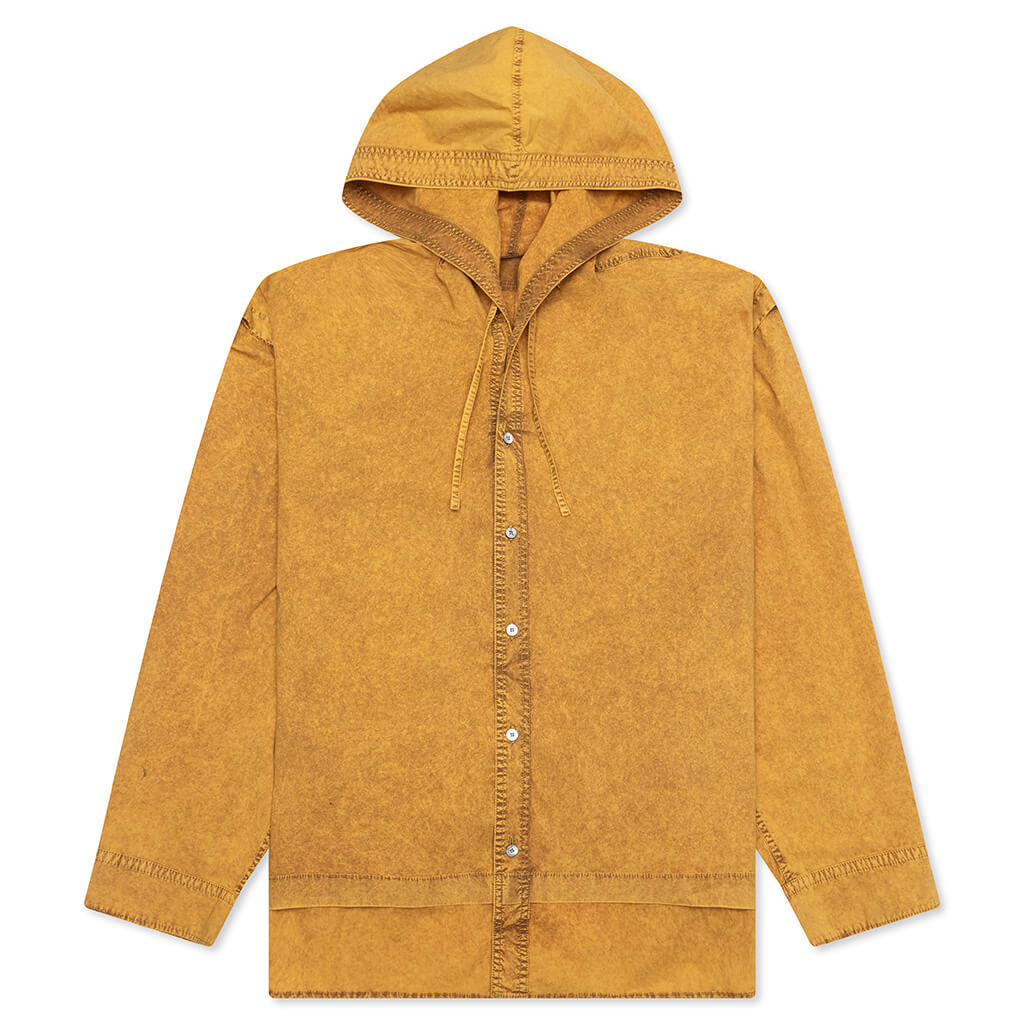 Garment Dyed Hooded Button Up Shirt Fn-Mn-Shir000861 Acne studios оригінал – Купити в Україні – боковий вид