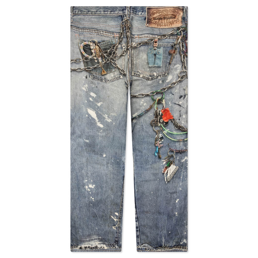 Оригінальна Loose Fit Trousers 1981m Fn-Mn-Trou001020 Acne studios – вид ззаду