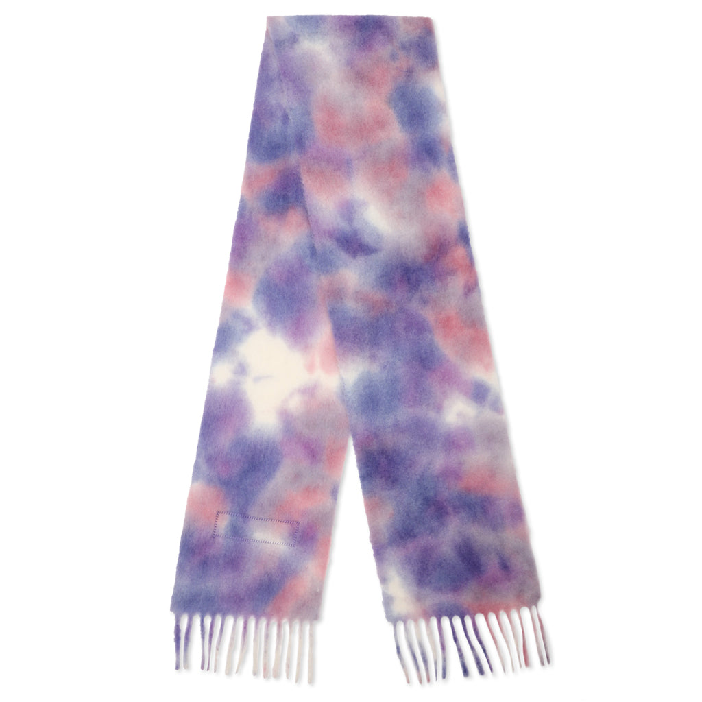 Tie-Dye Alpaca Wool Scarf Acne studios – Гарантія оригінальності – вид ззаду