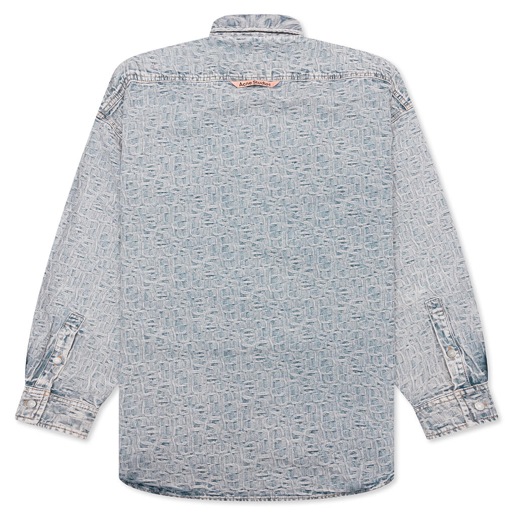 Relaxed Fit Denim Shirt Acne studios оригінал – Купити в Україні – вид ззаду