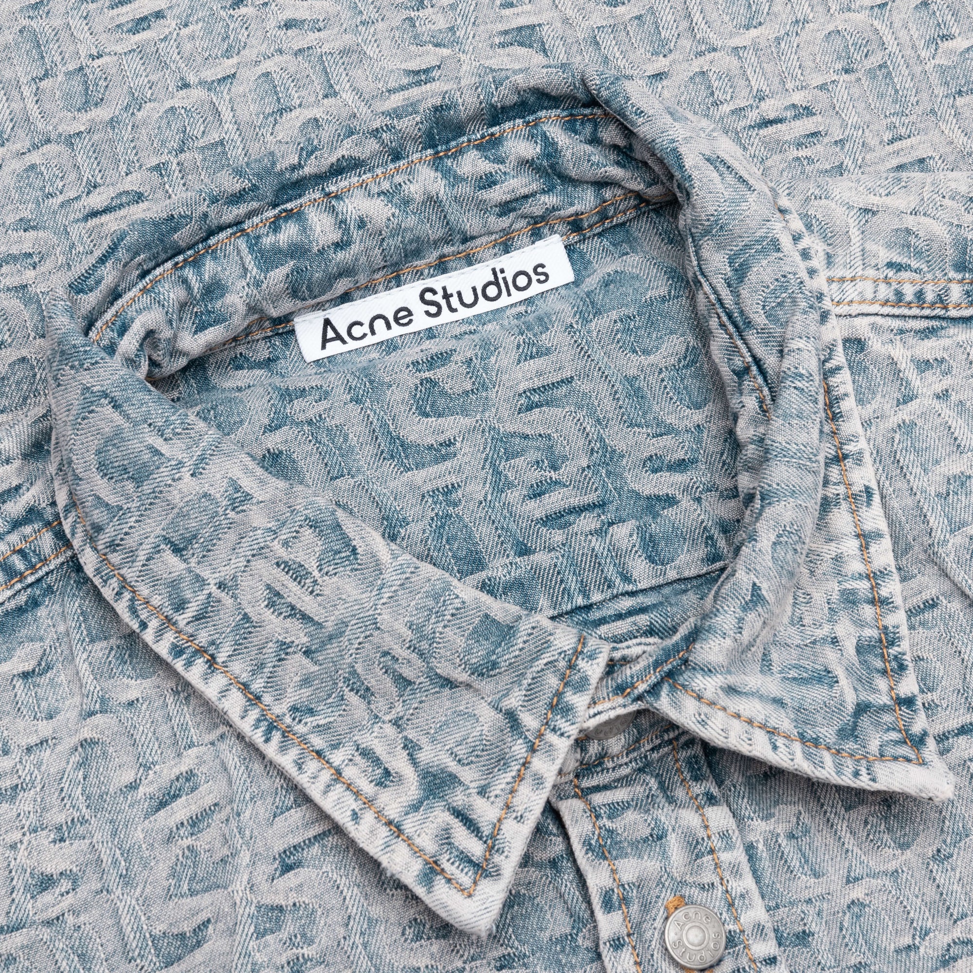 Relaxed Fit Denim Shirt Acne studios оригінал – Купити в Україні – детальний вид