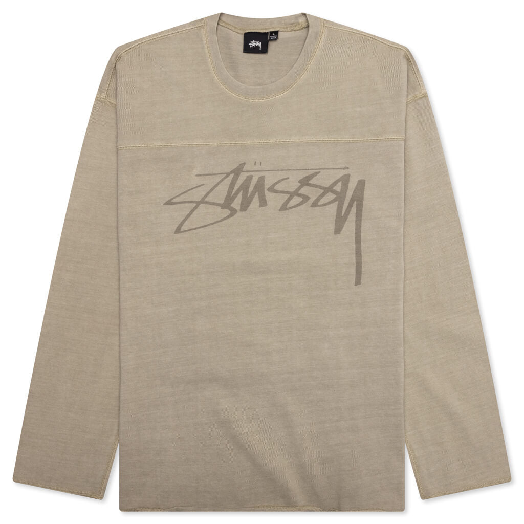 Football Crew Pigment Dyed Stussy оригінал – Купити в Україні – боковий вид