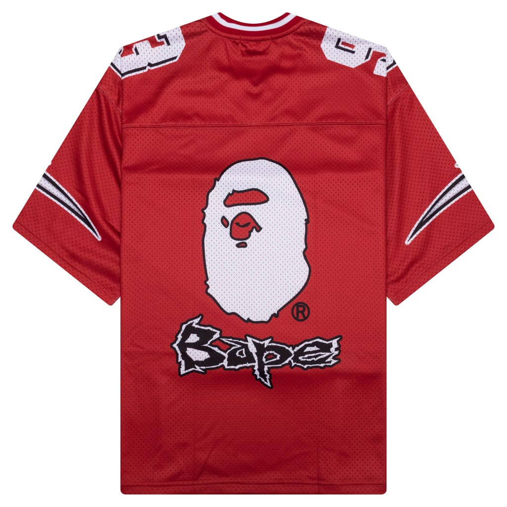 Football Relaxed Fit Tee A bathing ape оригінал – Купити в Україні – вид ззаду