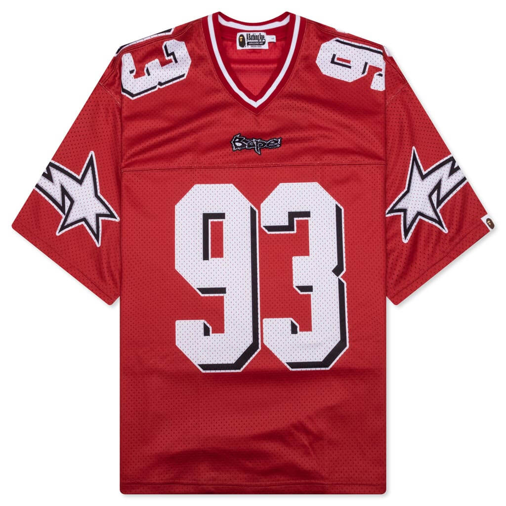 Football Relaxed Fit Tee A bathing ape оригінал – Купити в Україні – боковий вид