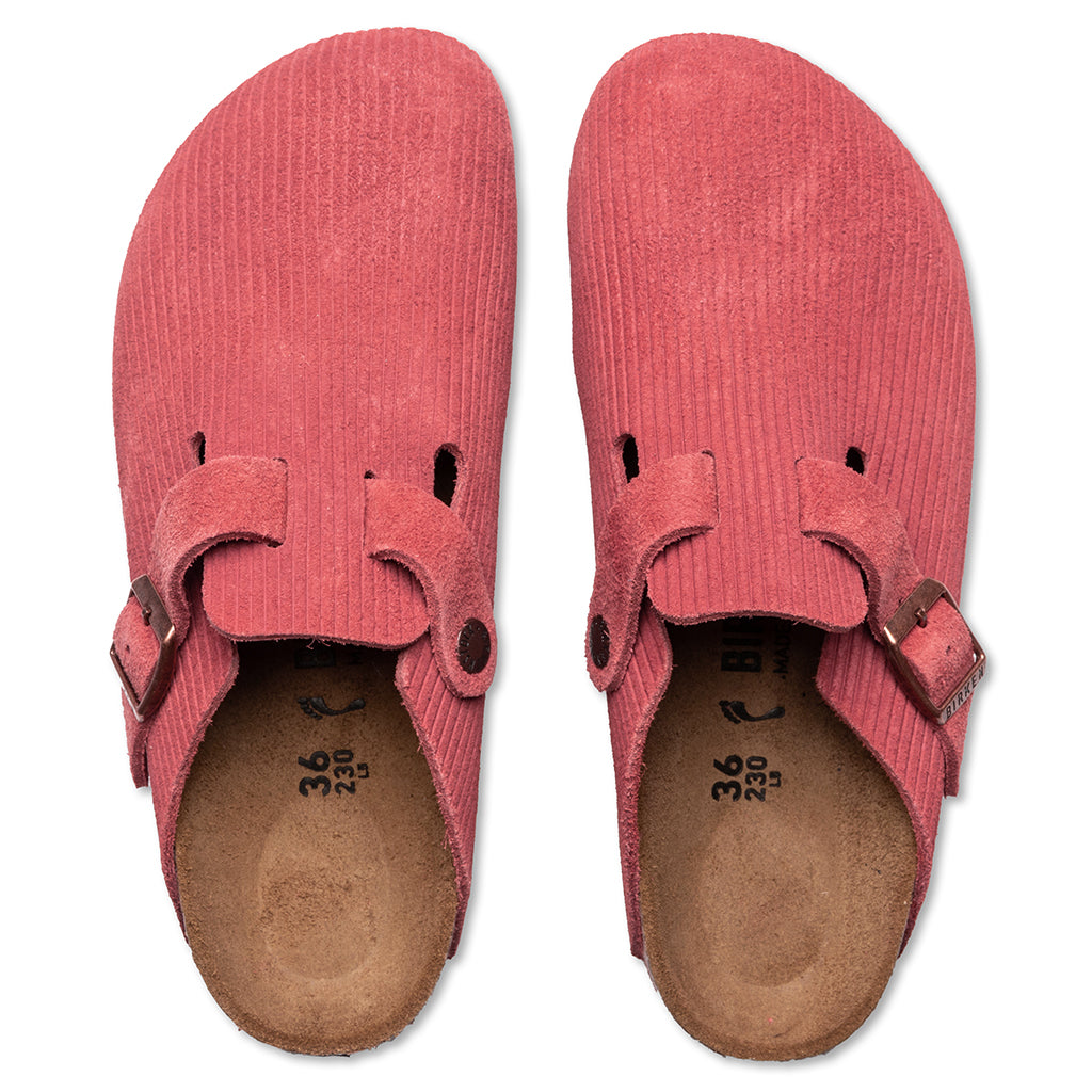 Womens Narrow Boston Suede Embossed Birkenstock оригінал – Купити в Україні – збільшений вид - BIRKENSTOCK
