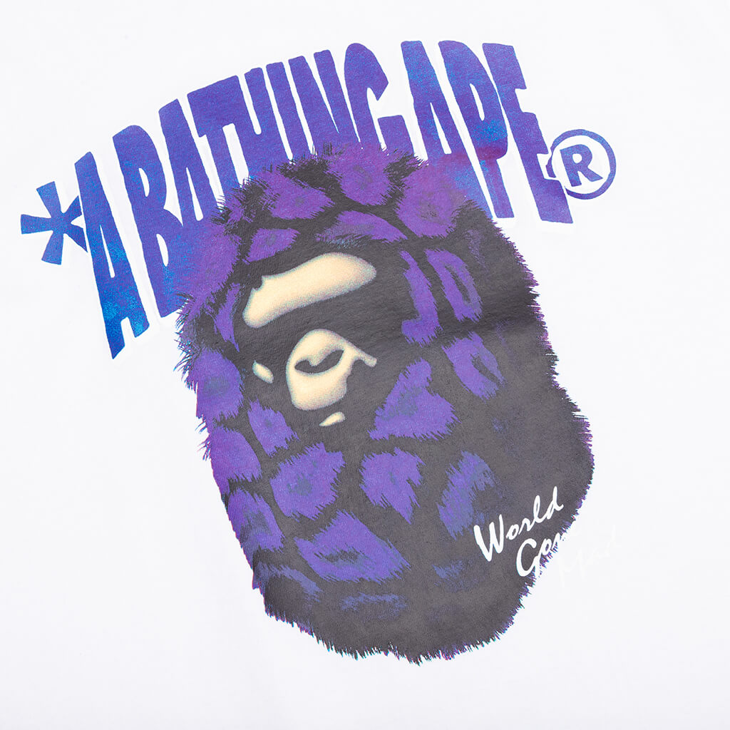 Оригінальна Fur Ape Head Tee A bathing ape – детальний вид