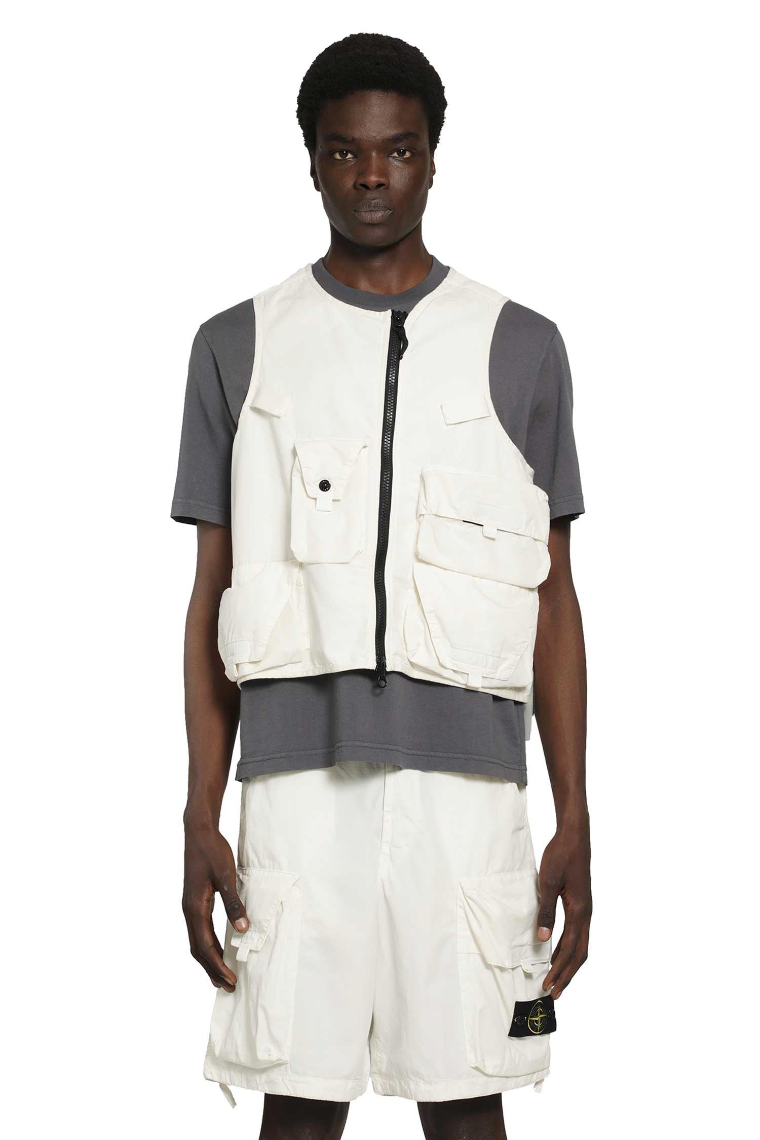 Оригінальна Cropped Utility Vest Stone island – вид ззаду