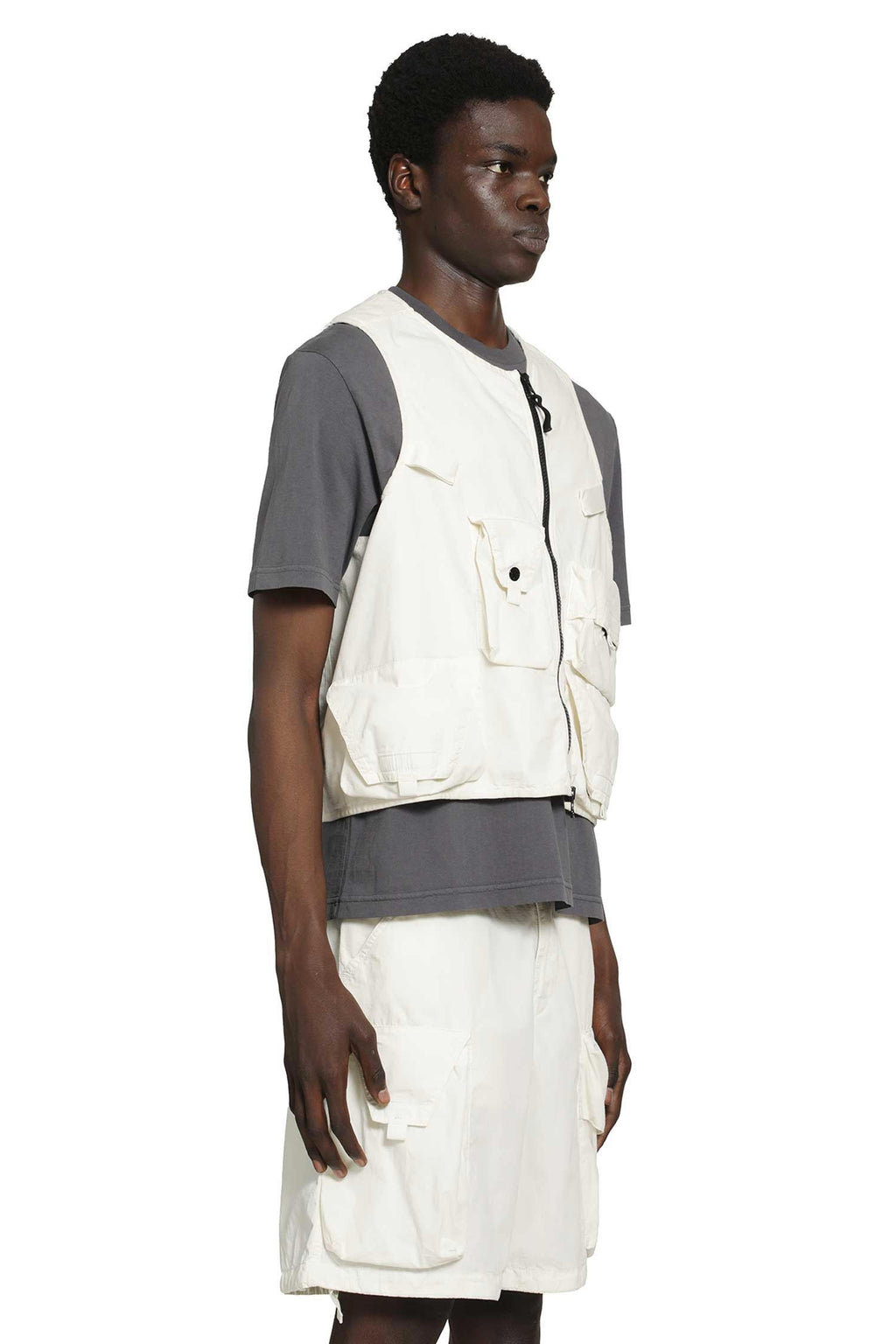 Оригінальна Cropped Utility Vest Stone island – детальний вид