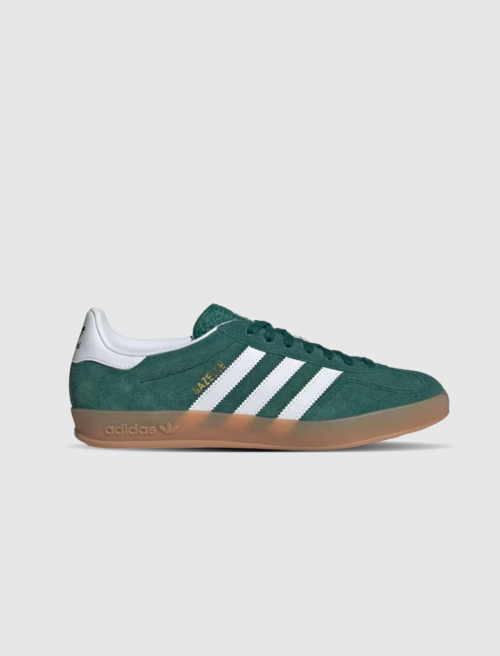 Gazelle Indoor Green Adidas – Гарантія оригінальності – боковий вид