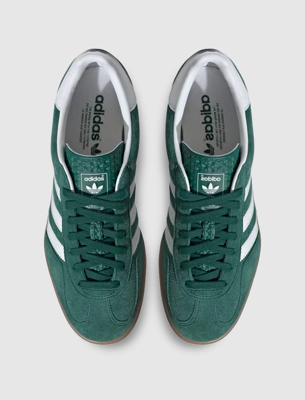 Gazelle Indoor Green Adidas – Гарантія оригінальності – вид ззаду