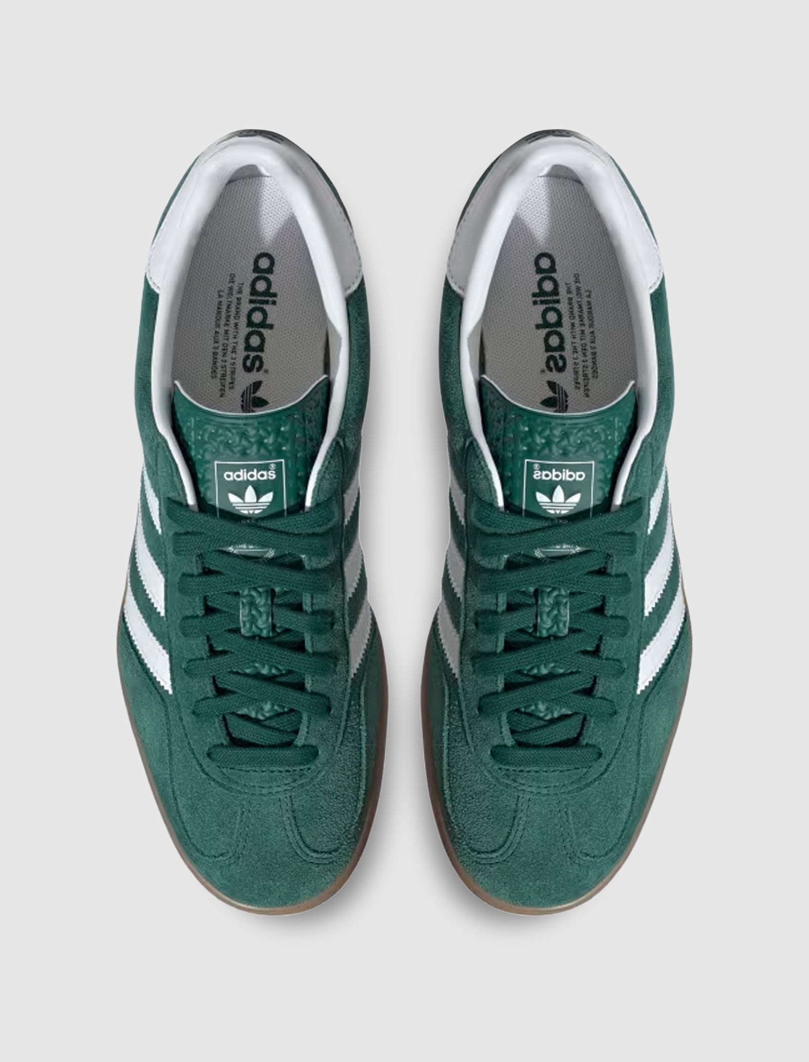 Gazelle Indoor Green Adidas – Гарантія оригінальності – вид ззаду