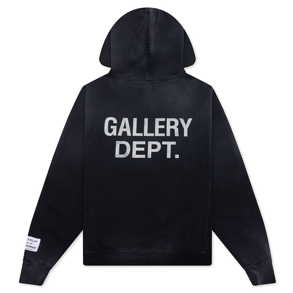 Gd Paint Logo Hoodie Gallery department – Гарантія оригінальності – вид ззаду