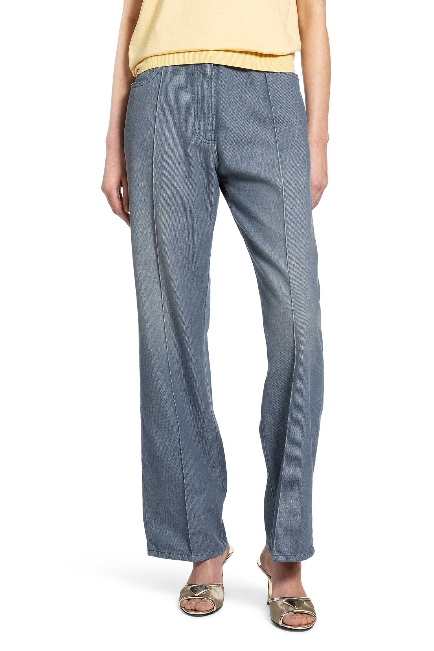 Washed Denim Jeans Prada оригінал – Купити в Україні – боковий вид