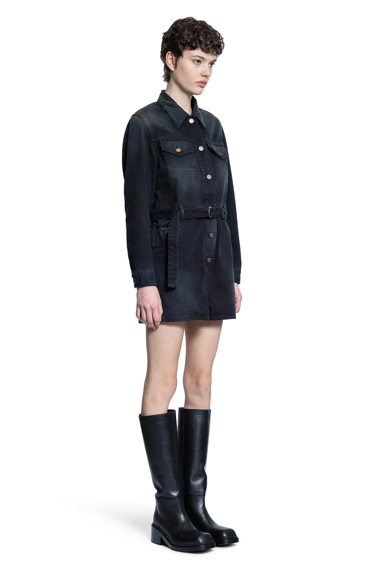 Short Denim Jumpsuit Prada – Гарантія оригінальності – детальний вид