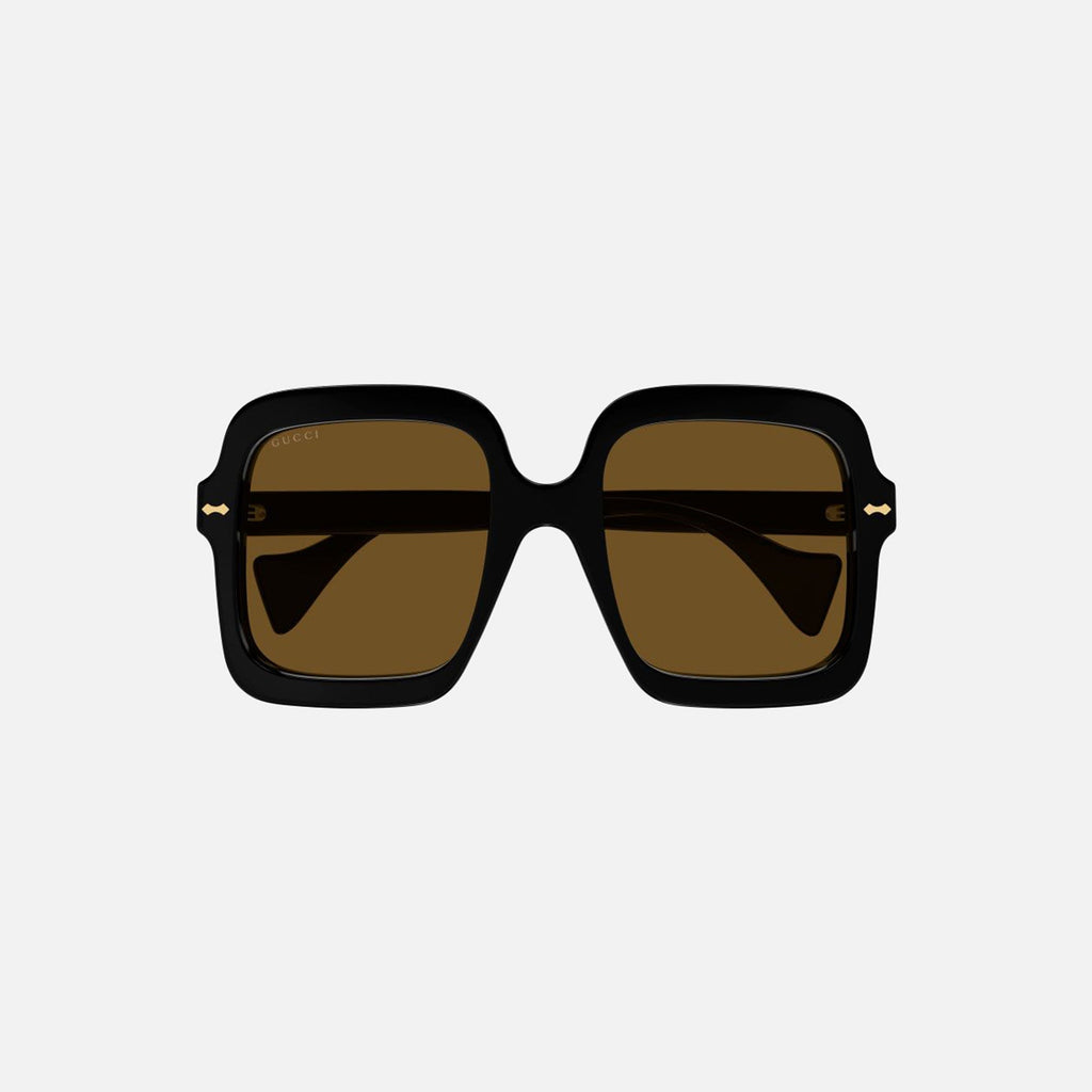 XL Square Acetate Frame Sunglasses Black Gucci оригінал – Купити в Україні – боковий вид