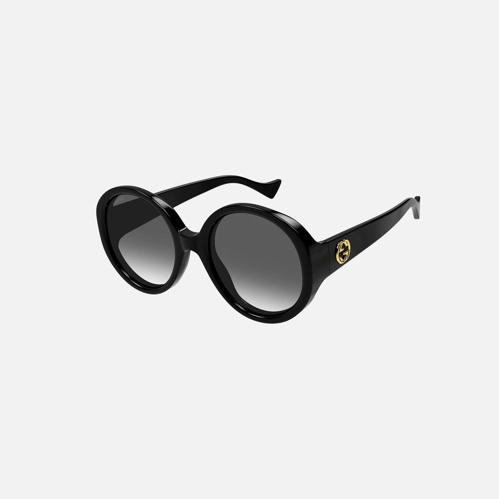 Acetate Circle Frame Black Gucci – Гарантія оригінальності – боковий вид