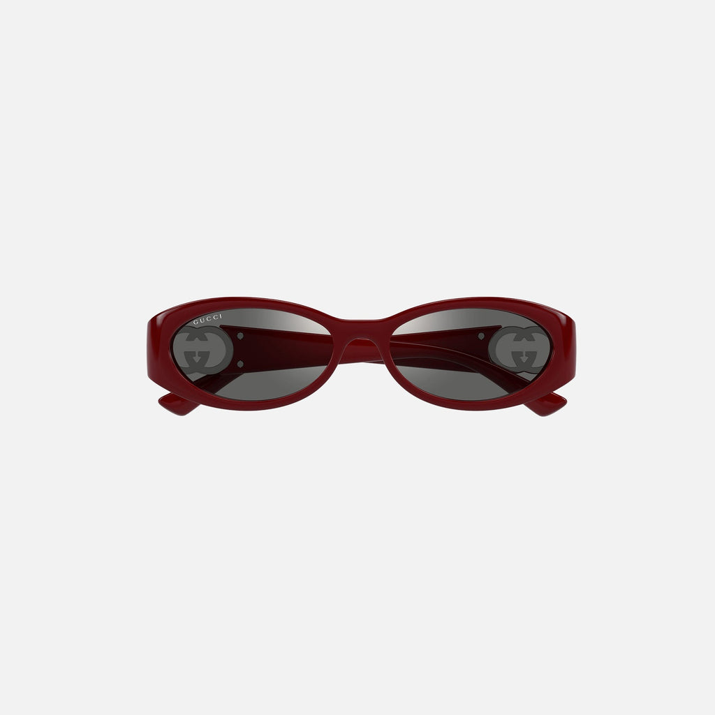 Оригінальна Oval Gg Frame Red Gucci – боковий вид