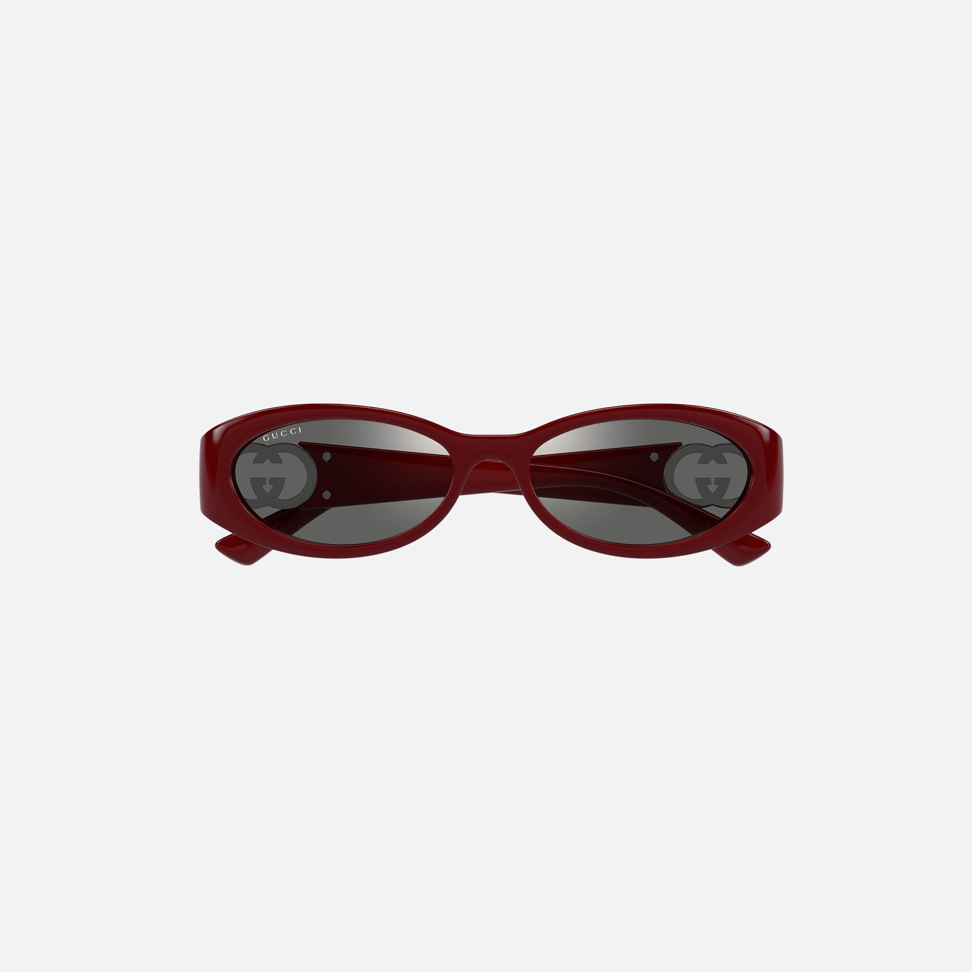 Оригінальна Oval Gg Frame Red Gucci – боковий вид