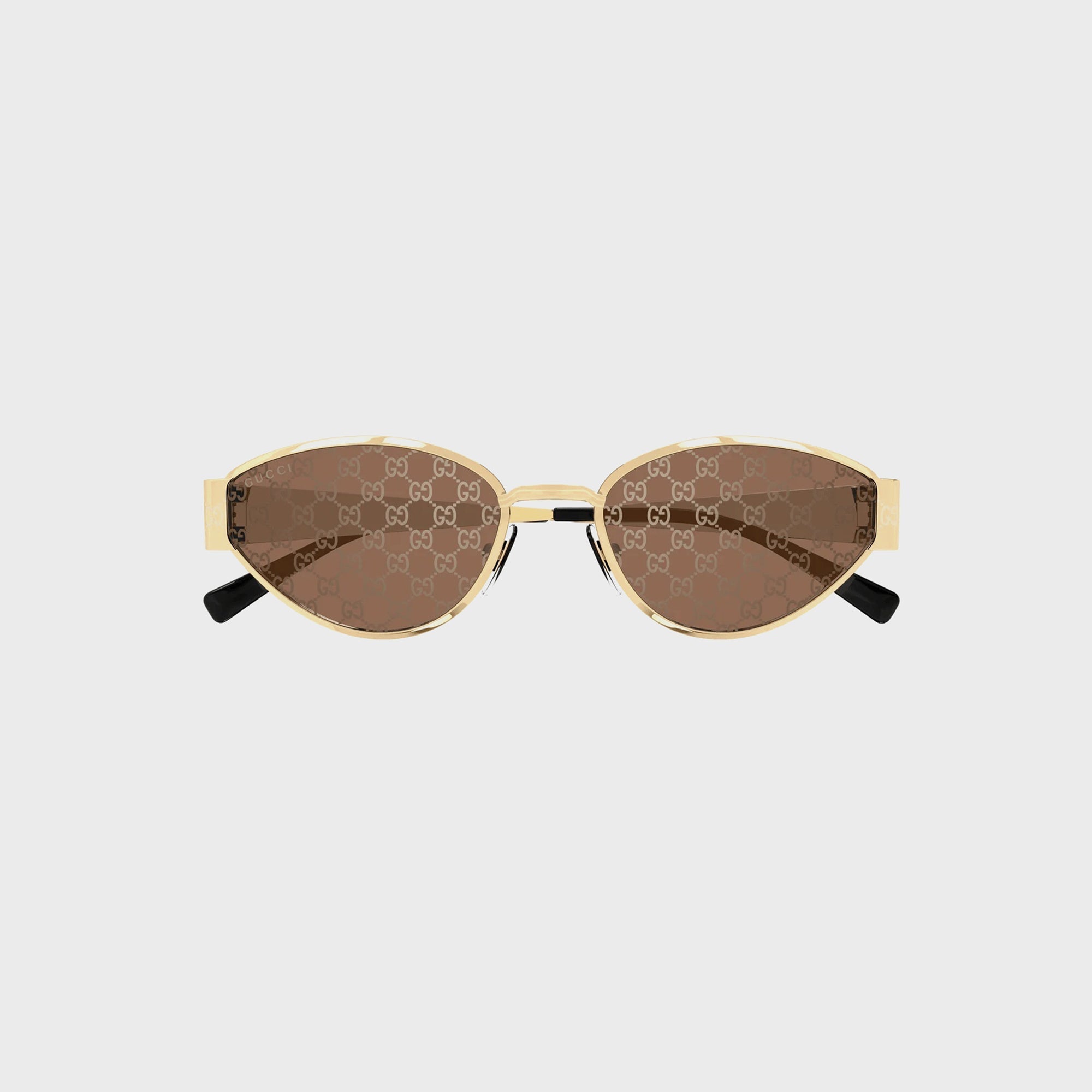 Gg All Over Logo Metal Frames 53s Gold Gucci оригінал – Купити в Україні – боковий вид