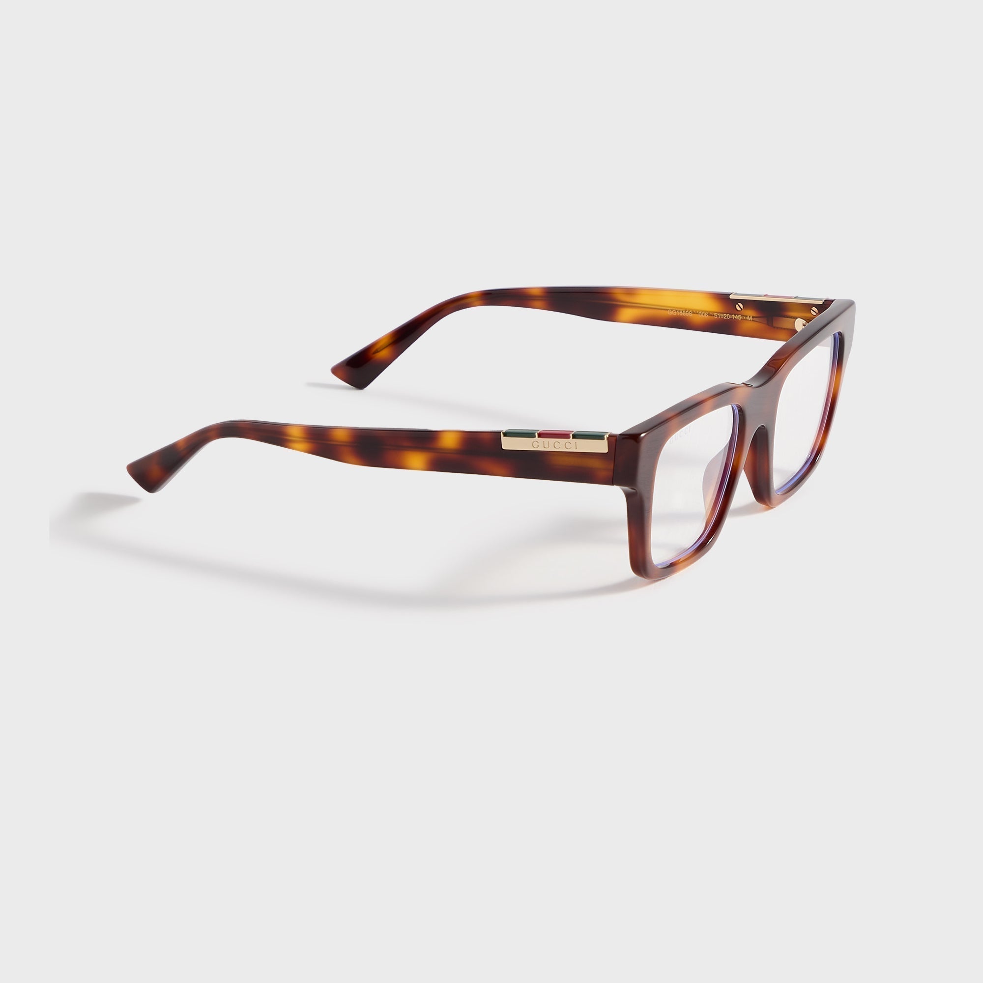Gg1889s Acetate Rectangle Sunglasses Havana Gucci – Гарантія оригінальності – детальний вид