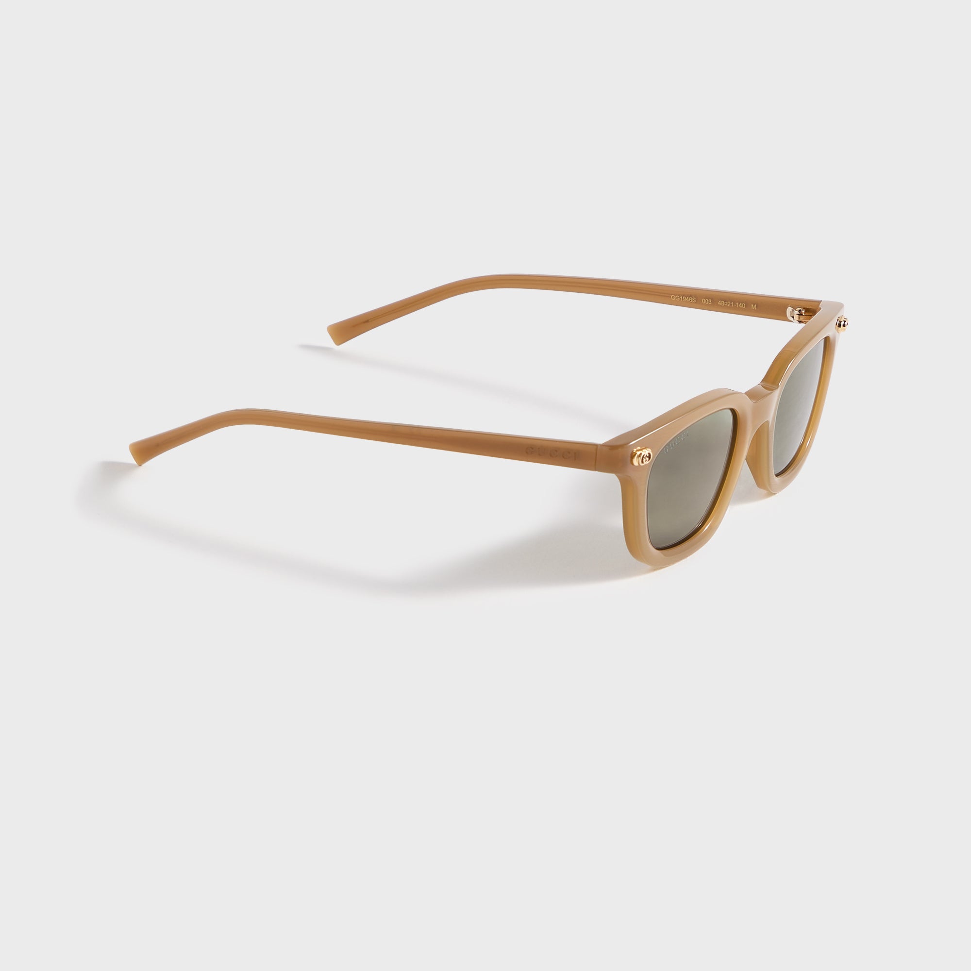 Oval Frame Sunglasses Brown Gucci – Гарантія оригінальності – детальний вид