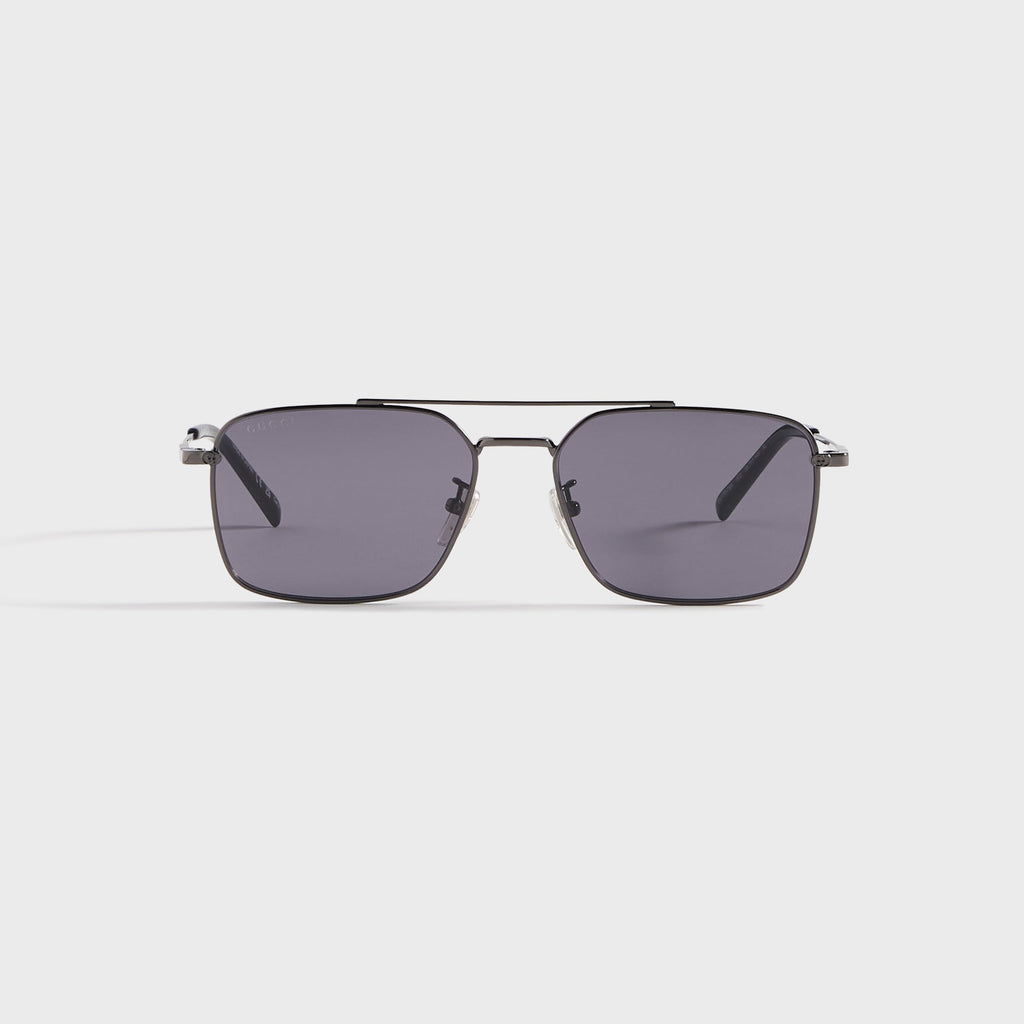 Gg Rectangular Sunglasses Ruthenium Gucci – Гарантія оригінальності – боковий вид