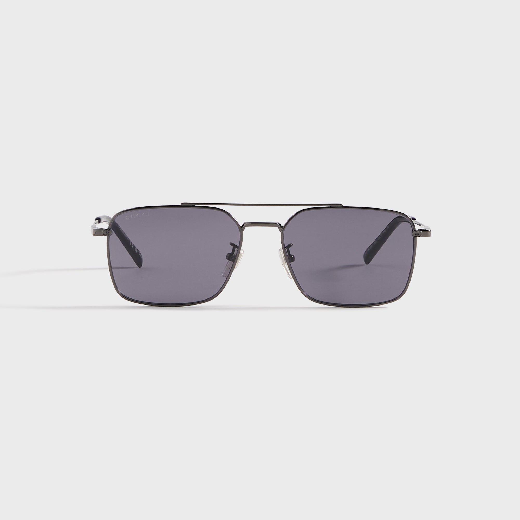 Gg Rectangular Sunglasses Ruthenium Gucci – Гарантія оригінальності – боковий вид
