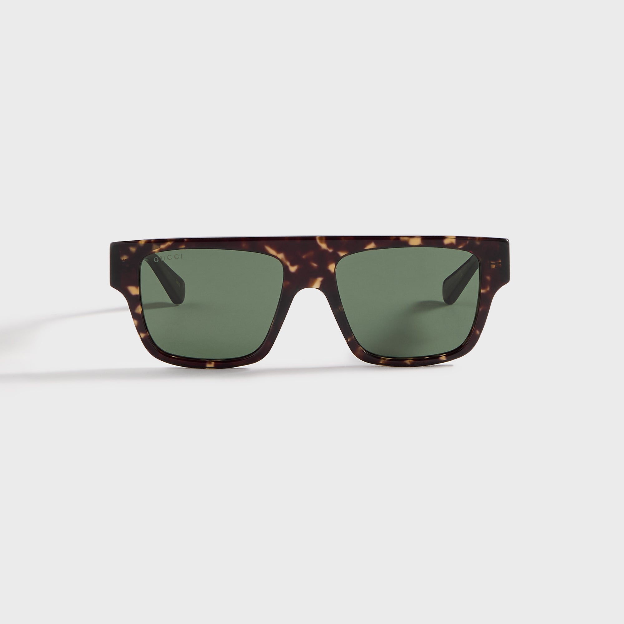 Rectangular Frame Sunglasses Havana Gucci – Гарантія оригінальності – боковий вид