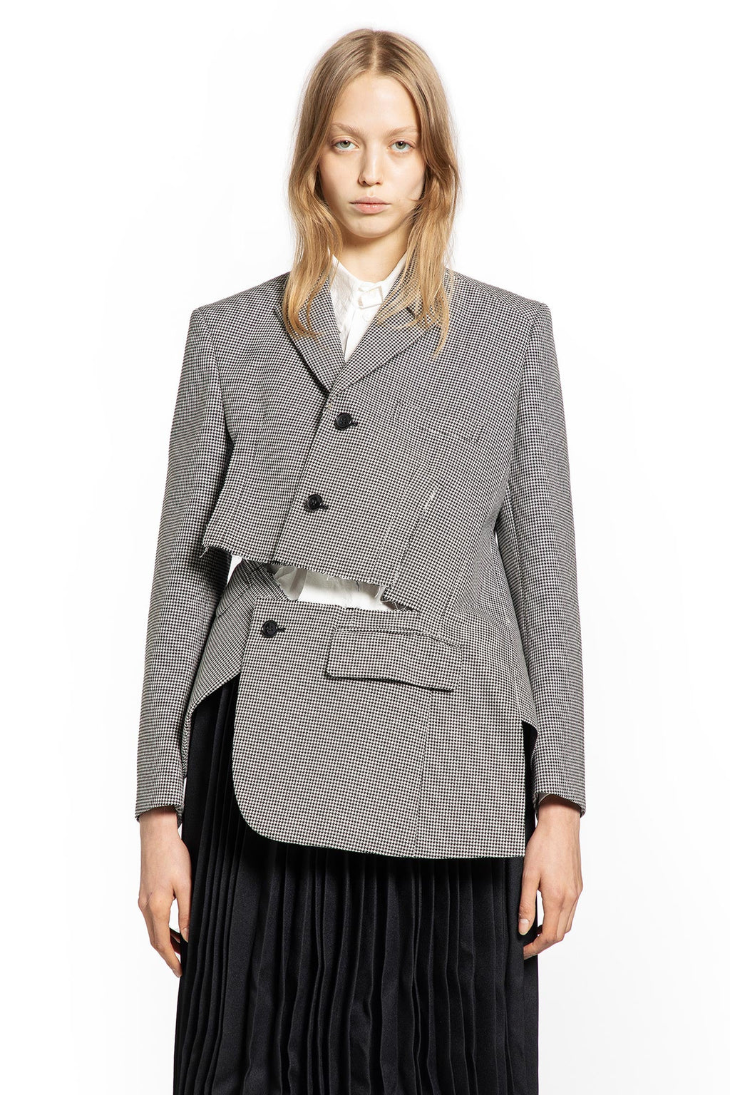 Overshirt Jacket With Contrast Detail Comme des garcons оригінал – Купити в Україні – боковий вид