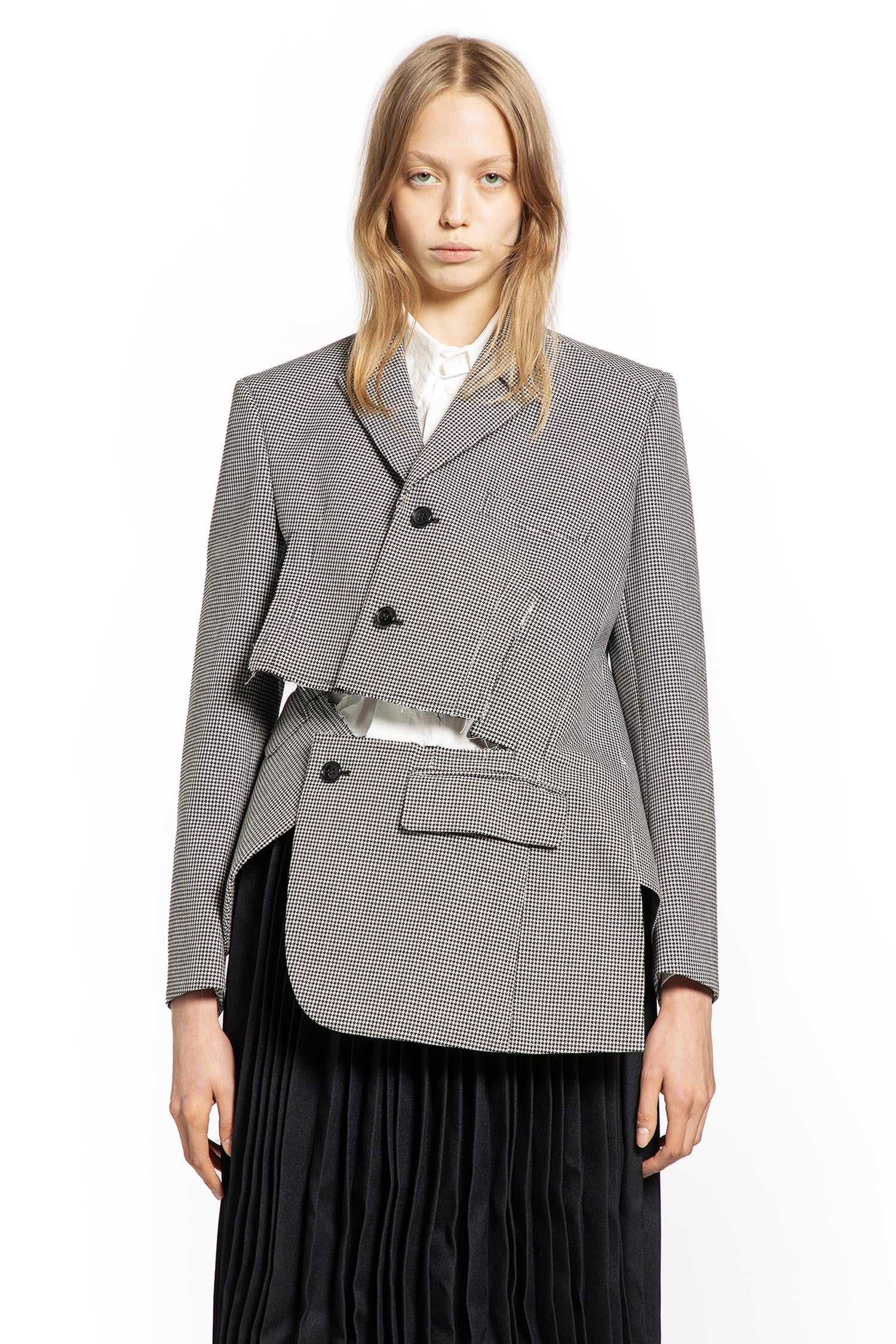 Overshirt Jacket With Contrast Detail Comme des garcons оригінал – Купити в Україні – боковий вид