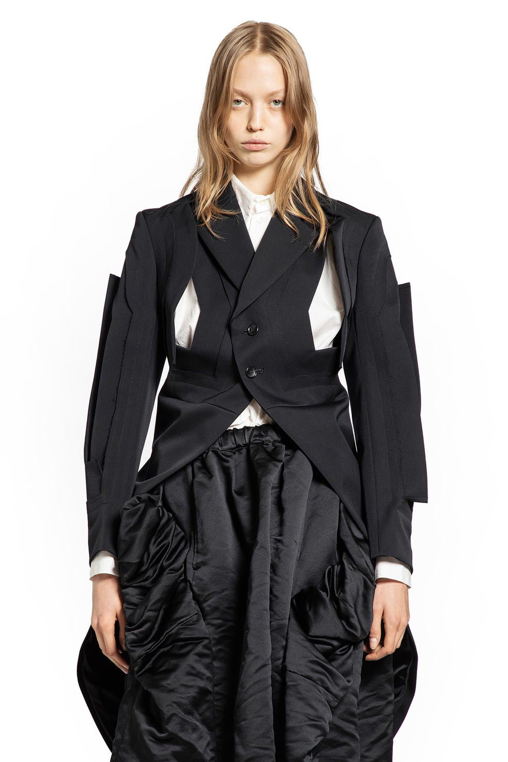 Оригінальна Single-Breasted Blazer Classic Comme des garcons – боковий вид