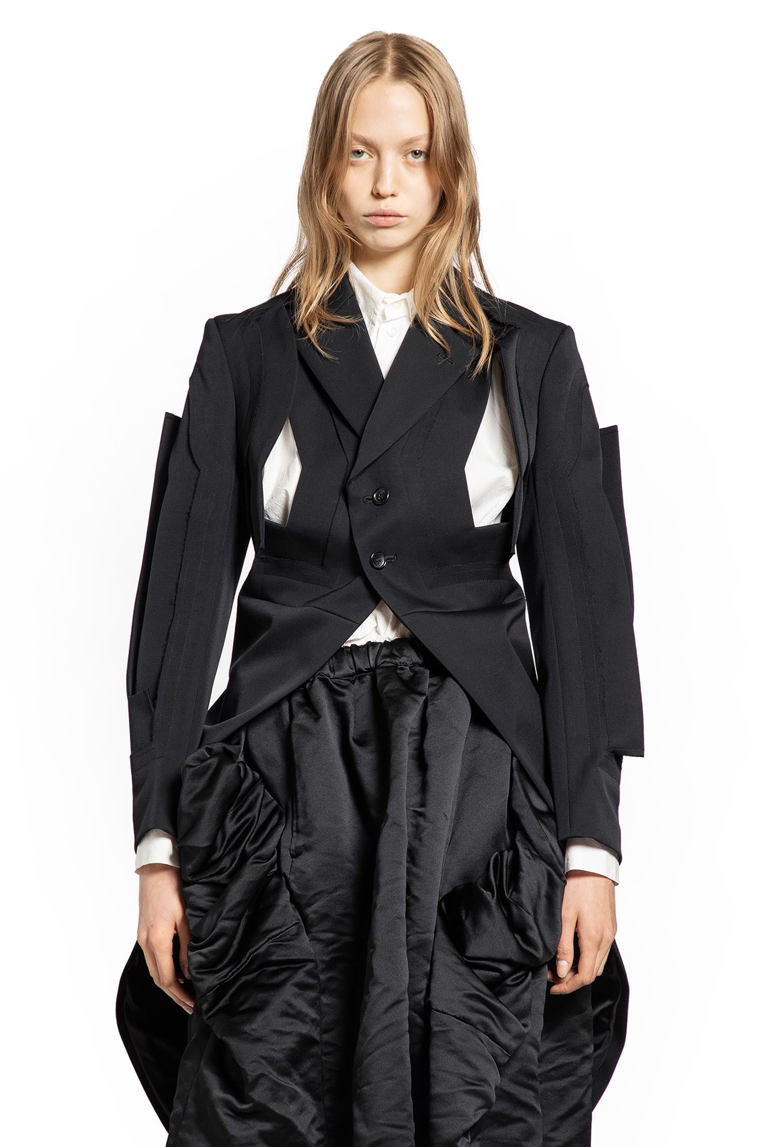 Оригінальна Single-Breasted Blazer Classic Comme des garcons – боковий вид